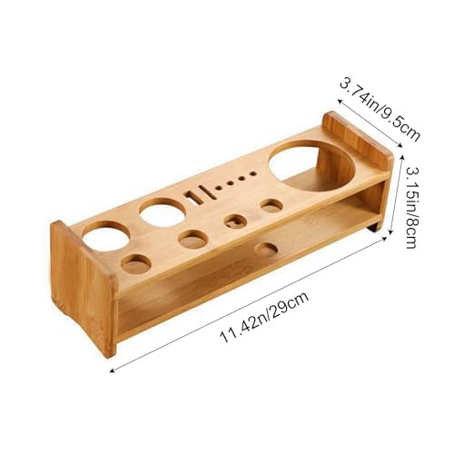 Kits de coctelería con soporte de madera para evitar el desorden 4