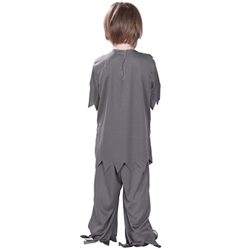Eraspooky Skeleton Bloody Zombie Boy Costume Horror Halloween Kids Fancy Dress Outfit thumb #4