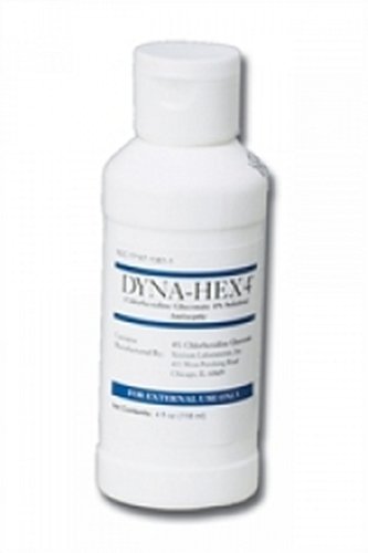 Medline MDS098710H - Dyna-Hex Surgical Scrub 4% Prep Solution 4oz Bottle 1/EA