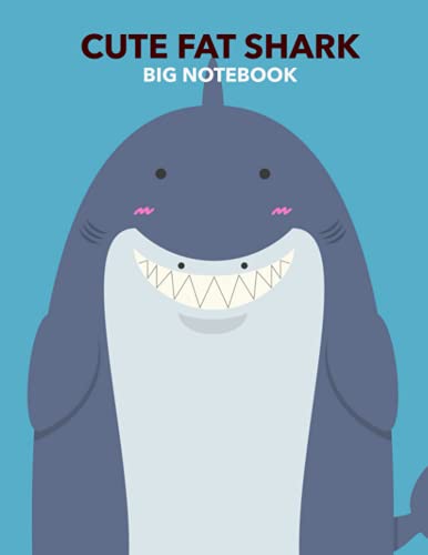  Cute Fat Shark Big Notebook