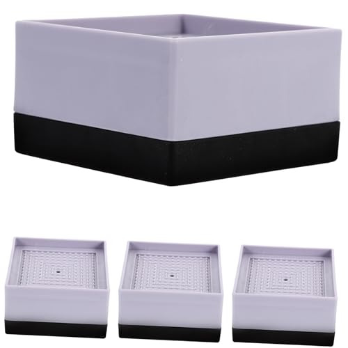 BESTYASH 4Pcs Heavy Duty Furniture Risers Non Slip Bed Lifters for Sofas Tables and Desks Increase Height by Sturdy Bed Risers for Enhanced Stability and Load Bearing