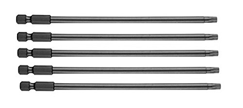 T15 Torx Power Bit - 6 inch - 5 Pack, Impact Rated
