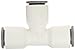 Legris 6304 60 00WP2 LIQUIfit Push-to-Connect Fitting, Union Tee, 3/8