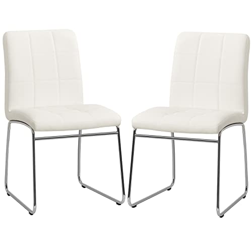 RêveLife Modern Dining Chairs Set of 2, Mid Century Dining
