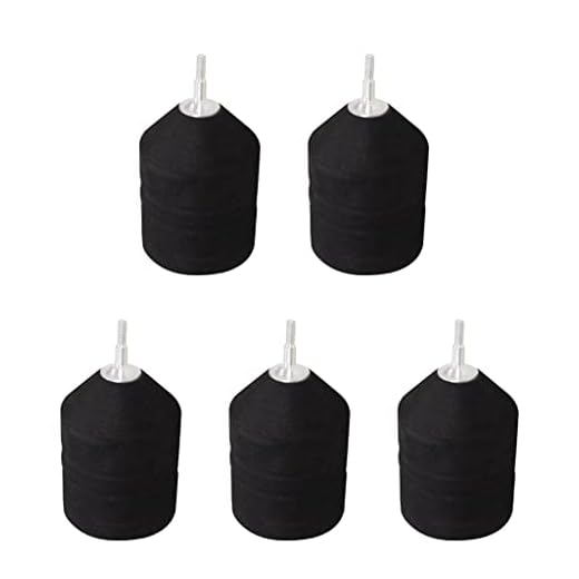 Lot de 5 éponges douces pour la tête de jeu - Conseils d'entraînement pour accessoires de jeu d'arc