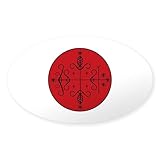 CafePress Papa Legba Veve Sticker Oval Car Bumper Sticker