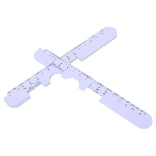 FONDOTIN Regla de Distancia Pupilar Portátil 10 Piezas, Medidor Preciso de Pupilas para Ópticas y Clínicas Oftalmológicas, Herramienta de Medición Ocular Resistente y Ligera