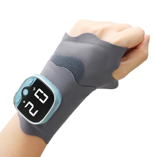 Masajeador de manos inalámbrico con calefacción: dispositivo de relajación de muñeca 3 en 1 con modos ajustables | Batería de 37x8,7 cm, 800mAh, tela de Yoga, construcción ABS, calefacción eléctrica,