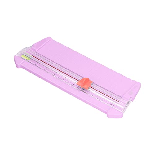 Haofy Coupe-papier Compact, Pratique, Facile à Utiliser, Coupe Précise, Mini Portable pour Papier A4, de Remplacement pour les Projets D'artisanat des Enseignants (13930 violet lilas)