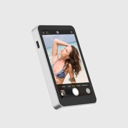 Monitor Portátil com Tela 3,97" LCD, Espelhamento para Smartphone, Câmera Traseira, Wi-Fi Dual Band, Bateria 1500mAh, para Vlogs e Lives Profissional