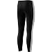 adidas 3STRIPES Legg Sport Trousers, Niñas, Black/White, 1112