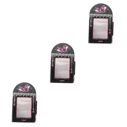 Garneck 3 Piezas álbum de Fotos instantáneo de Viaje Soporte para álbum de Tarjetas Postales albun de Fotos Personalizados para Aniversarios Titular de la Foto Black