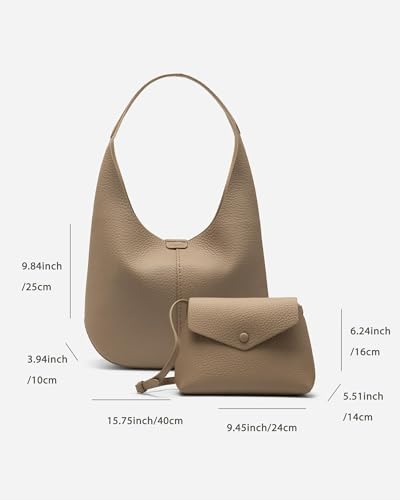 Image of NEWBELLA Small Shoulder Bags for Women - Trendy Underarm Purse & Crossbody Handbag for Daily Commute & Evening