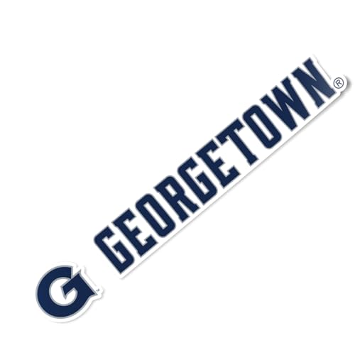 Desert Cactus Georgetown University Sticker Hoyas GU Name Logo Vinyl Decal Laptop Water Bottle Car Scrapbook (8 Inch Sticker Version B)