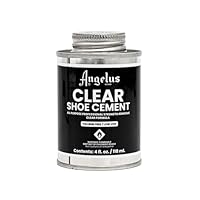 Angelus Clear Shoe Cement, 4oz can (992-04-000)