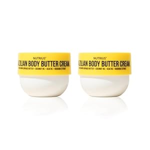 Nutrius | Brazilian Body Butter Cream 2-Pack | Smooth, Fast-Absorbing, Non-Greasy | Infused With Cupuacu Butter
