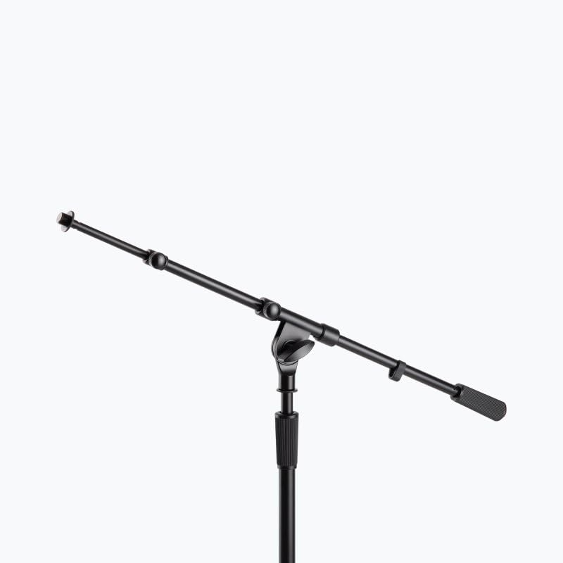 On-Stage MSA9800 Tele-Boom with Dual Microphone Capability,Black