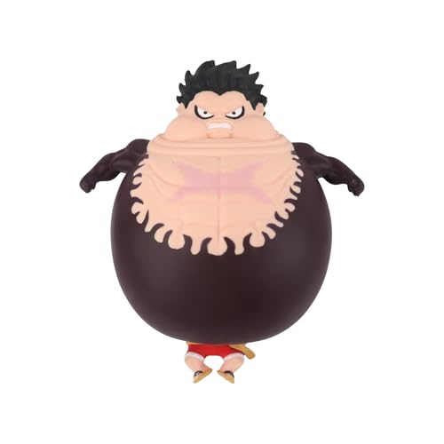 CICABOOM Elastikorps Fighter – Giocattolo estensibile da deformare – Maxy Size 23 cm – One Piece – Luffy Tankman Gear 4