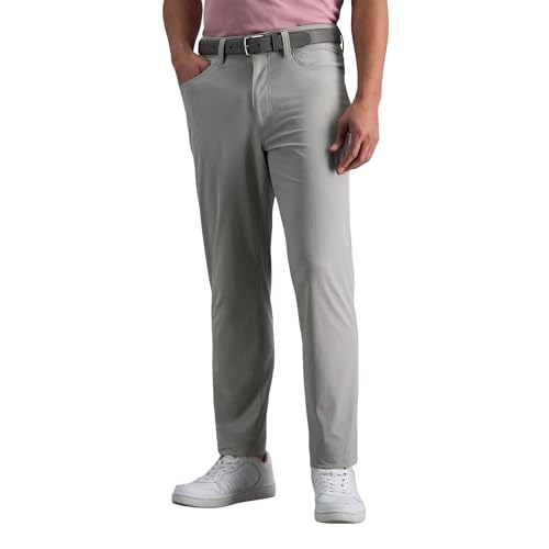 Haggar Sport Men’s Straight Fit Performance Stretch 5-Pocket Tech Pant - image 1