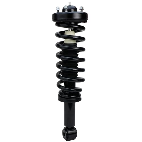 Image of Detroit Axle - 2pc Front Struts for 2007-2013 Ford Expedition Lincoln Navigator, 2 Complete Struts & Coil Springs Assembly 2008 2009 2010 2011 2012 Quick Install Ready Strut Shock Assembly