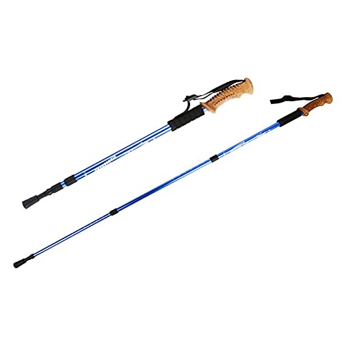 Bastões de caminhada, Bastões Trekking Leves Dobráveis ​​para Equipamento de Mochila, Bengalas para