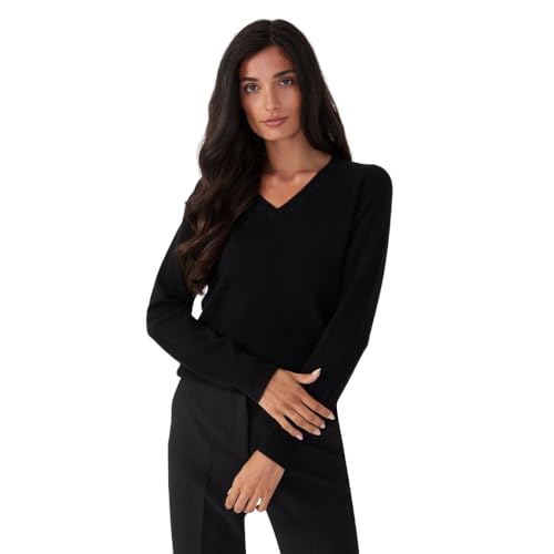 Image of Style Republic Women's 100% Pure Cashmere V-Neck Pullover Sweater