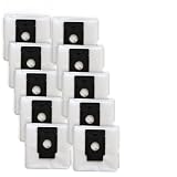 EasyByMall Sacchetti per aspirapolvere compatibili con EZVIZ RC3 Plus RE4 Plus RE5 Plus, capacità 4 l, sacchetti di ricambio per robot aspirapolvere base station CS-RA-KIT07