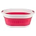 Produktbild Beldray Wäschekorb Faltbar 37L, Wäschesammler mit Henkel, Faltbarer Wäschekorb Platzsparend, Wäschekorb mit Griffen, Zusammenklappbarer Wäschesammler, Rosa