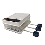F Fityle Professionelle Digitaler Eierinkubator, Vollautomatische Brutmaschine mit LED Temperaturanzeige Temperatur, Intelligent Brutautomat Brutkasten Motorbrüter für Ente Taube Wachtel Vogel, 36Eier
