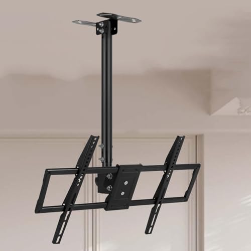 Support de plafond réglable TV 45-80 pouces fixation télescopique