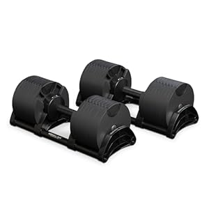 Nuobell Adjustable Dumbbells – Gym Army Nuobell, 5lbs – 80lbs adjustable free weight dumbells for men and women – strength training and fitness (2 Dumbbells)