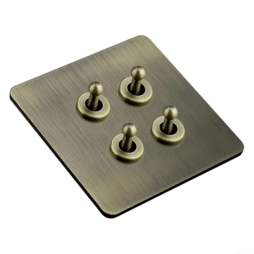 Interruptor estilo bronce de acero inoxidable para luz de techo 2