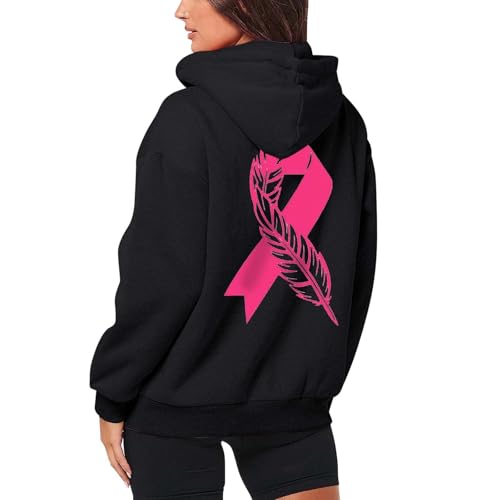 Sweat-shirt rose homme et femme pour soutenir ensemble la lutte contre le cancer