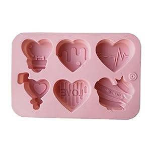 Washranp Fondant Flexibele Duurzame 6 Holte Valentijnsdag Candy