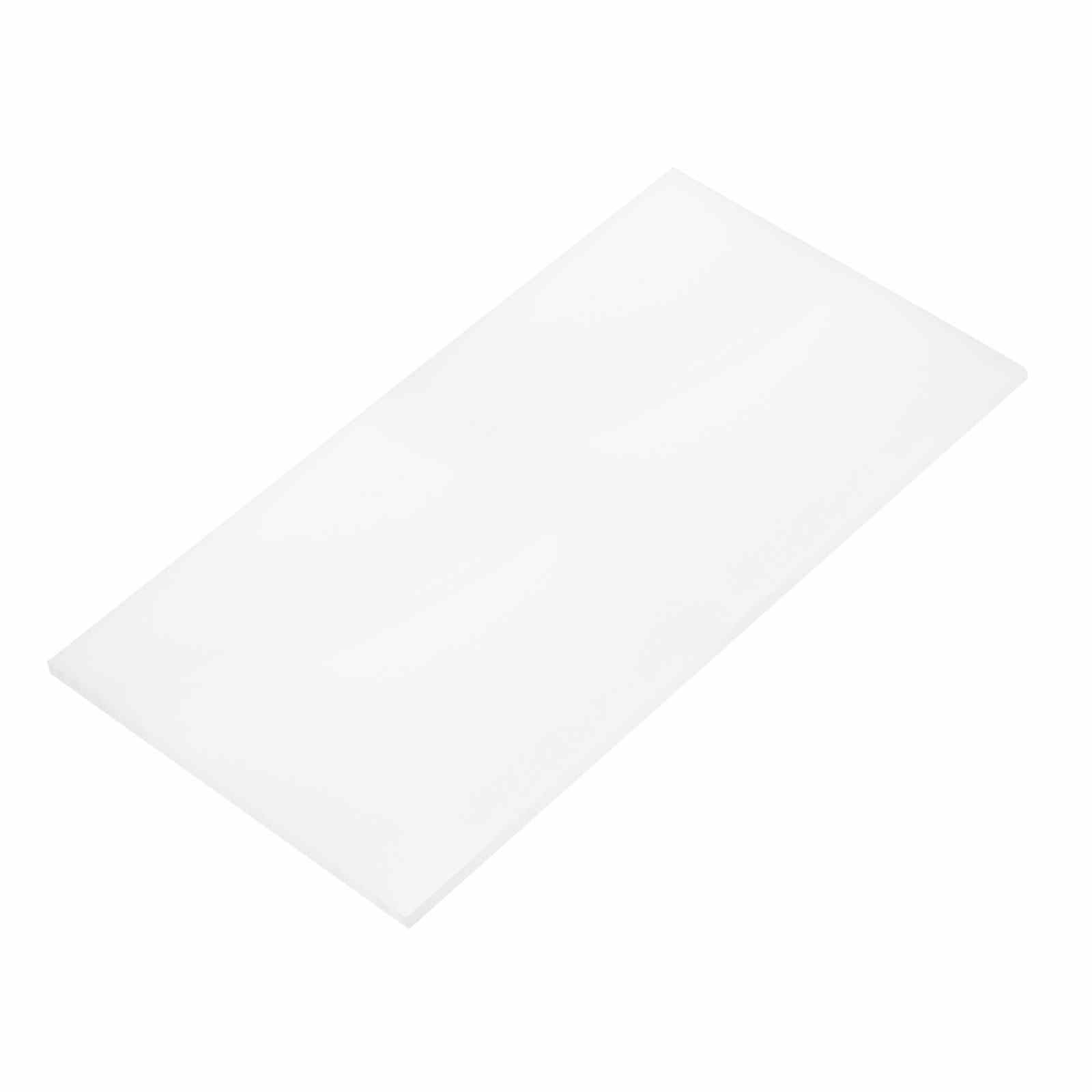 DMiotech 24 x 48 x 1/2 Inch Plastic UHMW Sheets, Ultra High Molecular Weight Polyethylene, Opaque White Polyethylene Board for Automotive, Chemical,