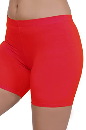 Image of Women's Solid Inner & Outer Wear Active Hot Shorts