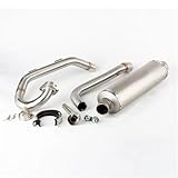 Echappement Moto Pour Raptor 700 R Pour Raptor 700R FL SFB SFL 2015 2024 ATV Moto Système D'échappement Complet Avec DB Killer(F)