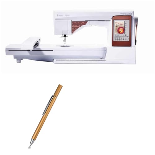 BoxWave Stylus Pen Compatible with Husqvarna Viking Designer Topaz 50 Touchscreen - FineTouch Capacitive Stylus, Super Precise Stylus Pen - Champagne Gold