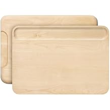 Caraway Cutting Board - Large 17 x 12 - Double Sided Wood Cutting Board - Made From FSC-Certified Wood - Food-Safe Mineral Oil & Wax Finish
