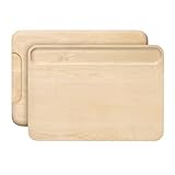 Caraway Cutting Board - Large (17 x 12”) - Double Sided Wood Cutting Board - Made From FSC-Certified Wood - Food-Safe Mineral Oil & Wax Finish