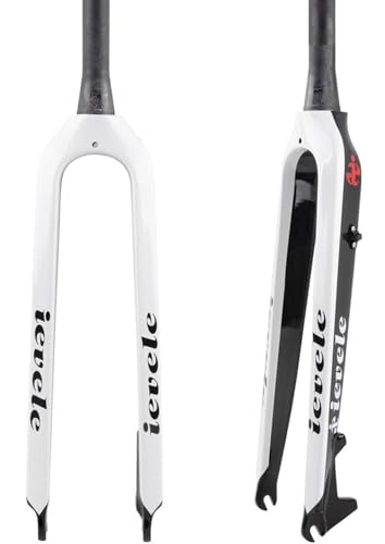 Specifiche professionali: compatibile con mountain bike da 26/27,5/29 pollici, dotato di tubo sterzo conico senza filettatura da 3,8 cm, lunghezza 300 mm, larghezza forcella 100 mm e compatibilità con pneumatici larghi fino a 5,9 cm.