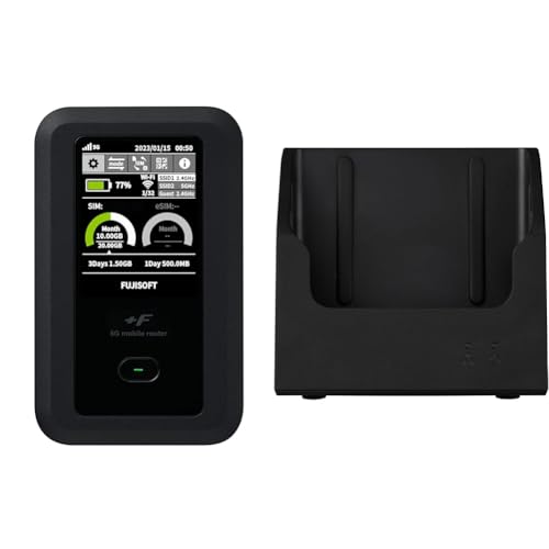 Amazon | 【セット買い】富士ソフト(Fujisoft) 5G対応Wi-Fiモバイル