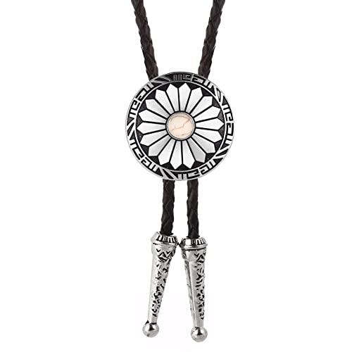 Bolo Cravate Homme Pendentif Pierre Naturelle Collier Vintage Bijoux Costume