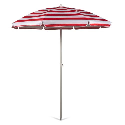 Parasol de terrasse portable et inclinable de 180 cm idéal pour ombrager la piscine