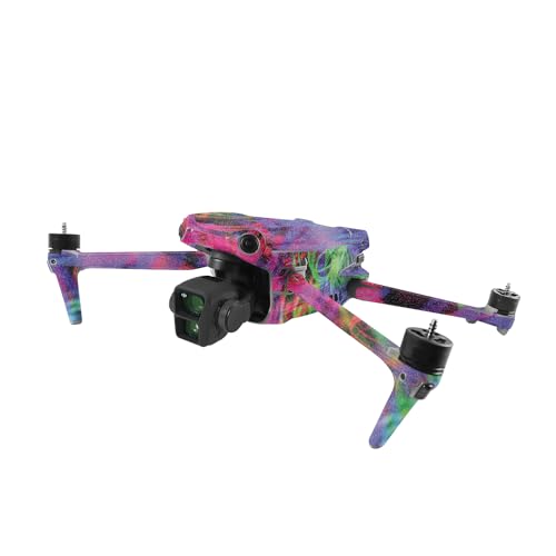 Image of MightySkins Glossy Glitter Skin Compatible with DJI Air 3 - Neon Splatter | Protective, Durable High-Gloss Glitter Finish | Easy to Apply