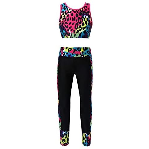inlzdz Kids Athletic Dance Outfit Set Cover