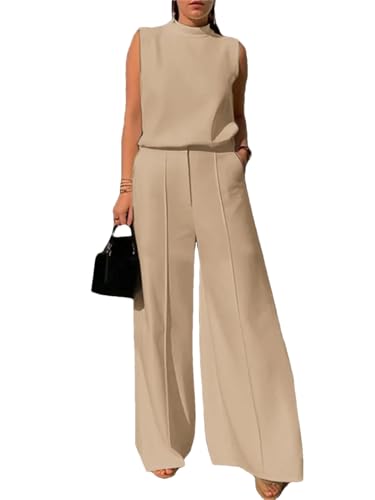 Tenue d'été 2 pièces pour femme pour rester au frais en pantalon ample
