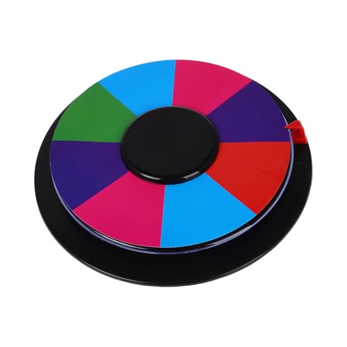 DIKACA Tocadiscos de Juego Plato Giratorio máquina para Hacer dominó Juguetes movibles Juguetes de Movimiento Accesorios móviles Rueda de Premio giratoria Rueda de la Fortuna el plastico