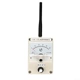HF-Feldstärkemessgerät 100K-1GHz Analoger Signalpegelmesser für Funkantennen Prüfung Tragbarer Detektor mit Dämpfungsfunktion Kompaktes Design 10.7cm