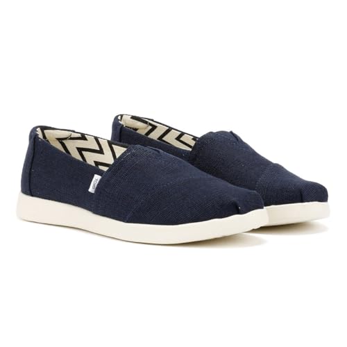 Image of TOMS Women's Alpargata Plus Slip On Espadrille, Textile Upper, Relaxed Fit, CloudBound Insole, Stretchy Easy On and Off